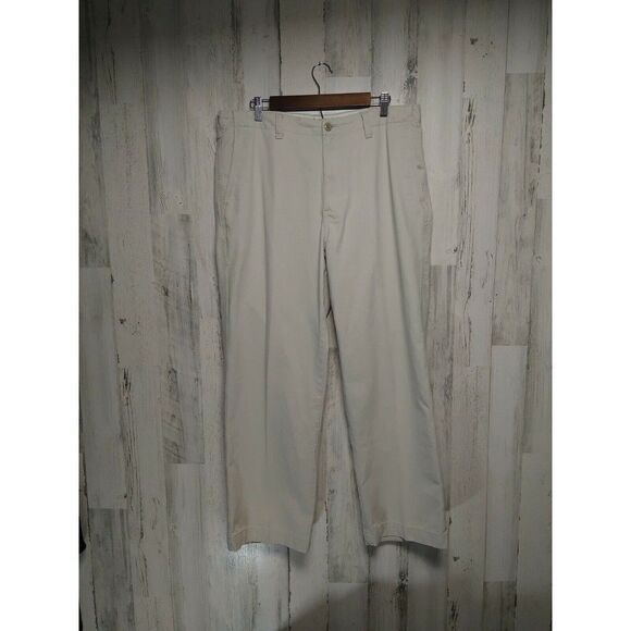 Eddie Bauer Pants Mens 36X30 Chino Relaxed Fit Beige  Cotton - Picture 1 of 4